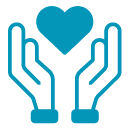 hands and heart icon